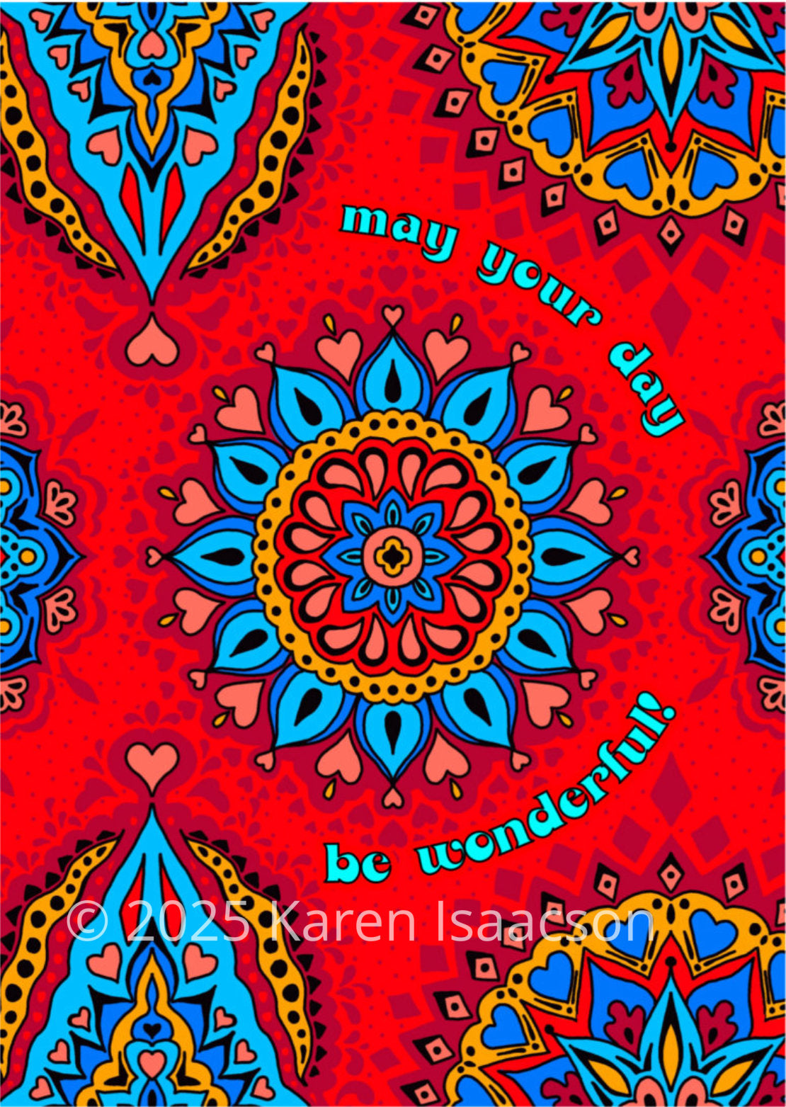 6524 "Day Be Wonderful" 5x7 All Occasion Greeting Card