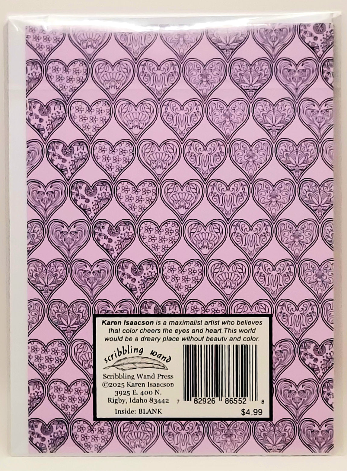 6552 "Love You" 5x7 All Occasion Greeting Card