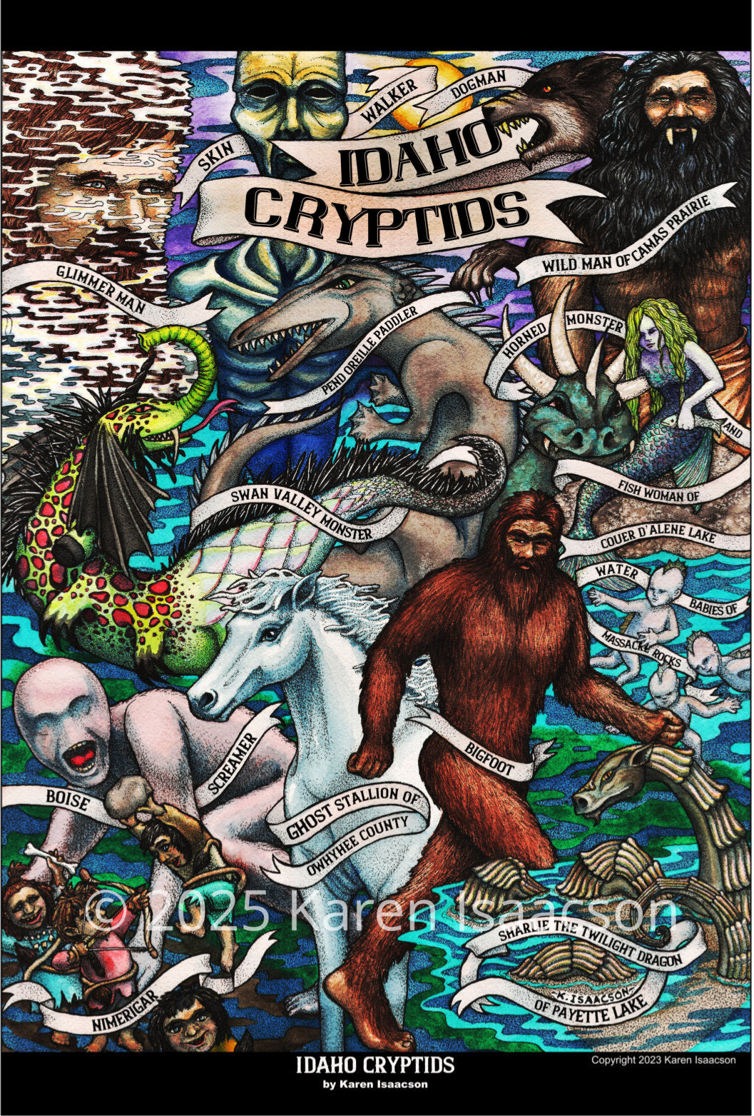 6589 "Idaho Cryptids" Poster