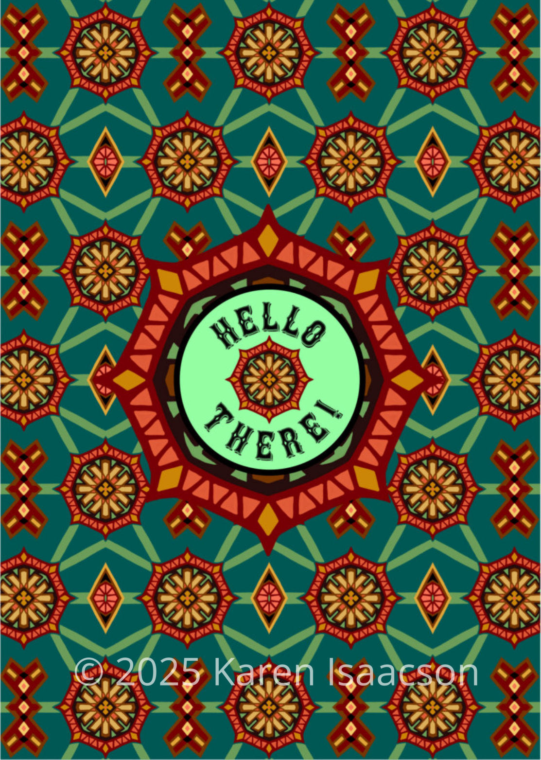 6535 "Hello There" 5x7 All Occasion Greeting Card