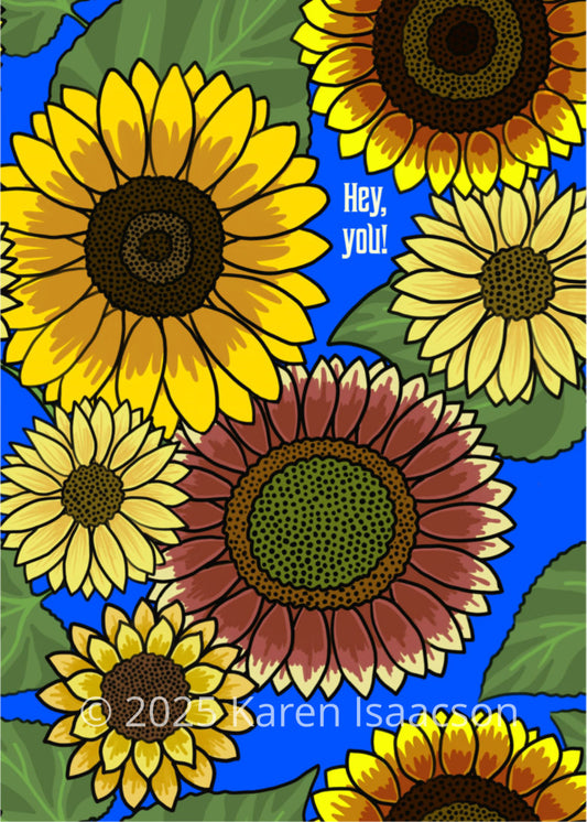 6540 "Hey You" 5x7 All Occasion Greeting Card