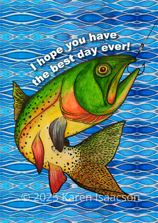 6542 "Best Day Ever" 5x7 All Occasion Greeting Card