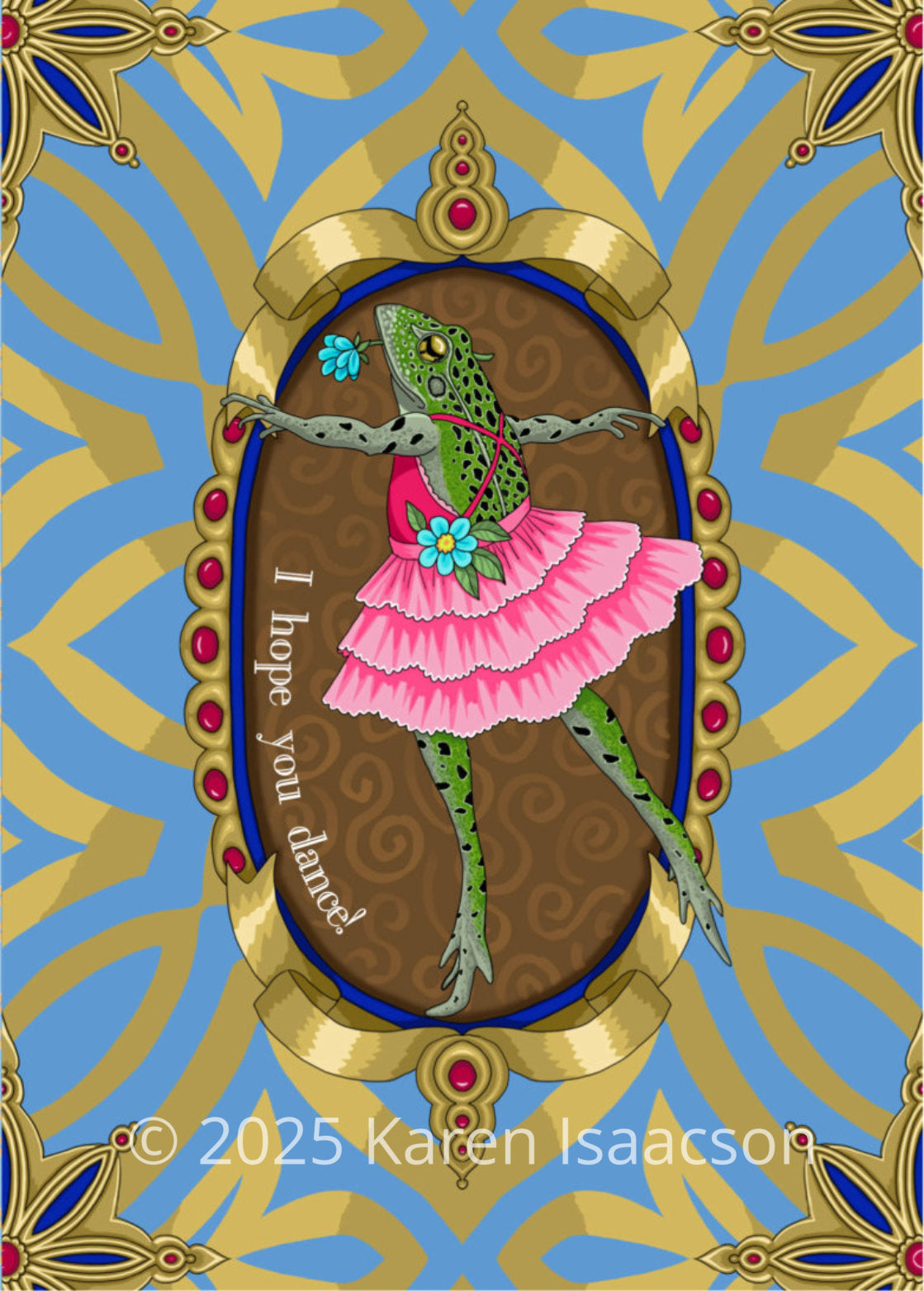 6545 "I Hope You Dance" 5x7 All Occasion Greeting Card