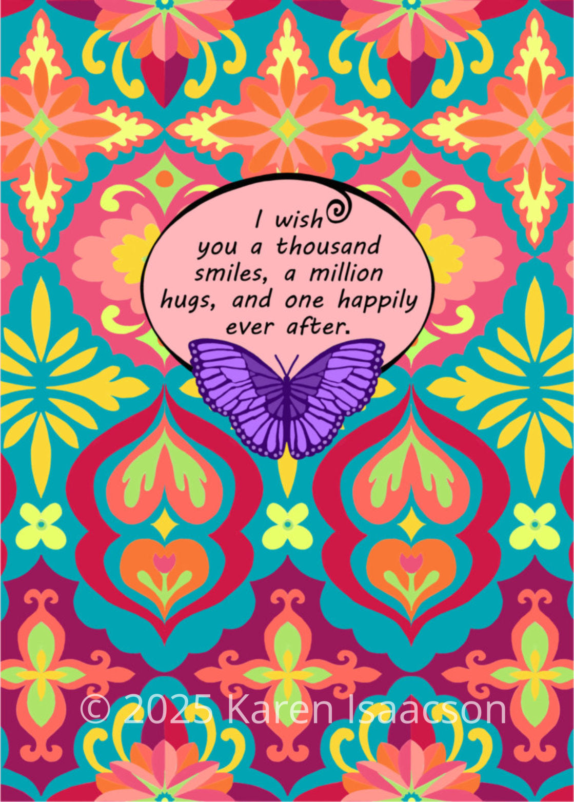 6547 "A Thousand Smiles" 5x7 All Occasion Greeting Card