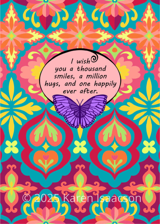 6547 "A Thousand Smiles" 5x7 All Occasion Greeting Card