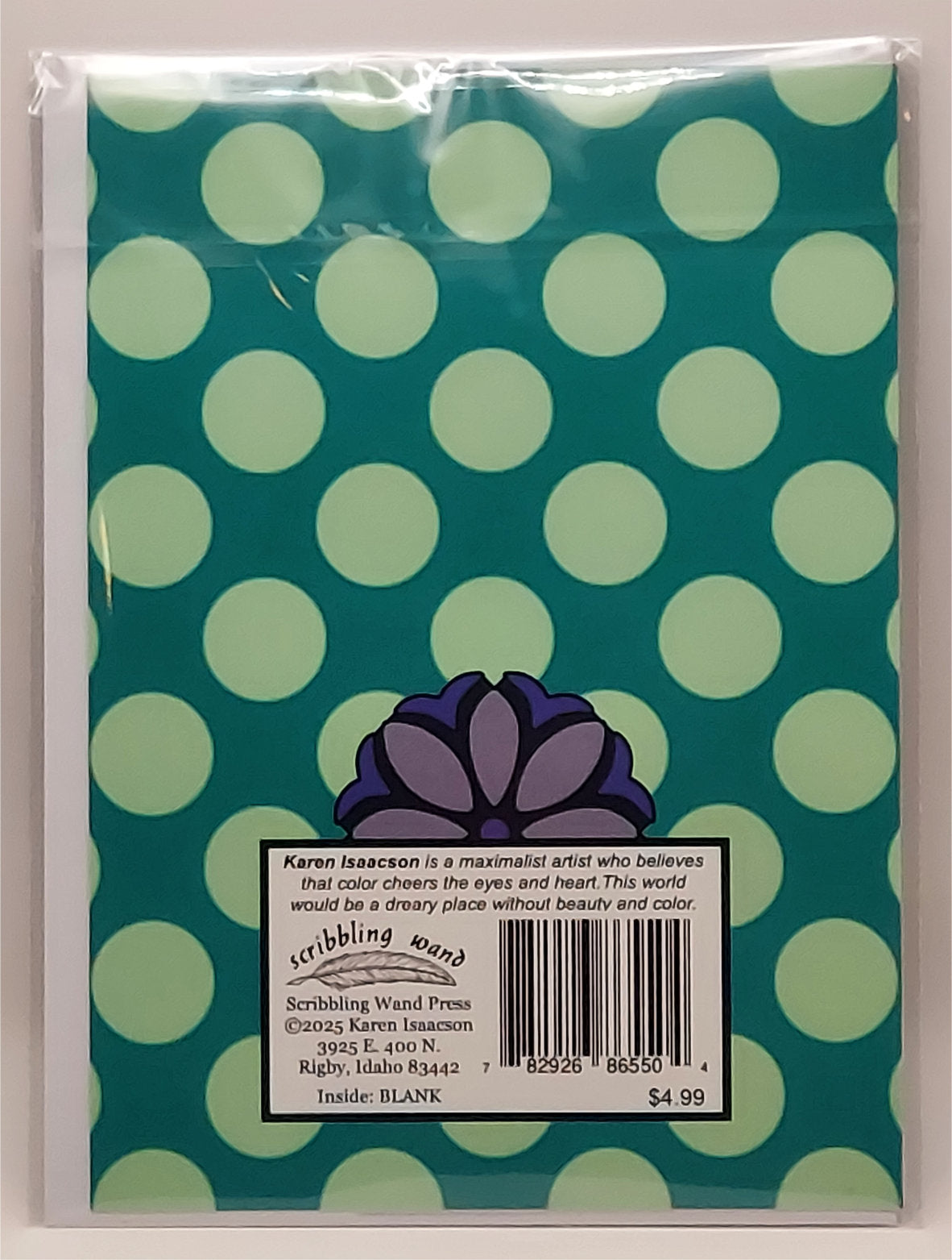6550 "Just Wanted to Say..." 5x7 All Occasion Greeting Card