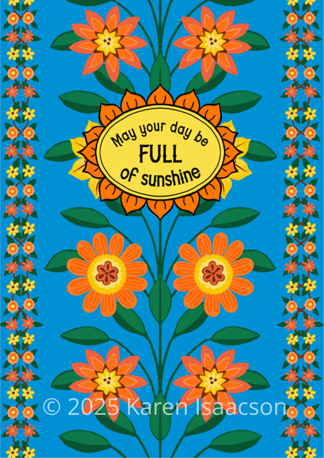 6554 "Full of Sunshine 5x7 All Occasion Greeting Card