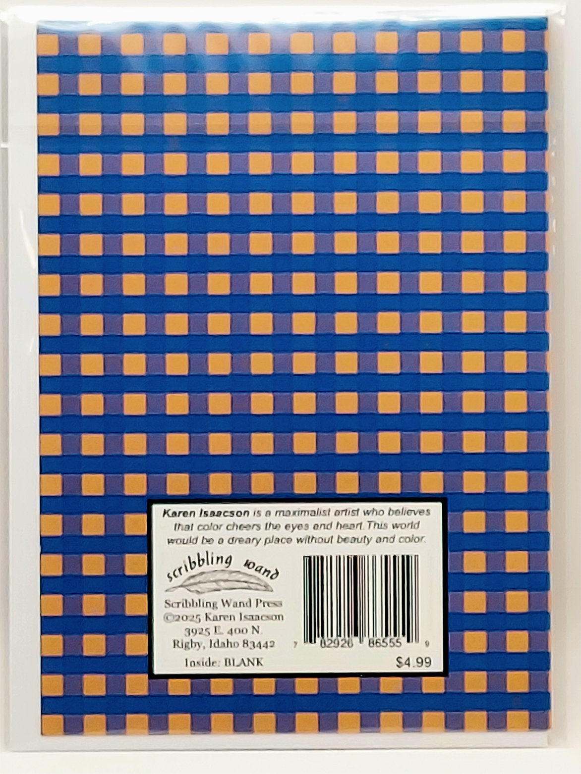 6555 "Oh Happy Day" 5x7 All occasion Greeting Card