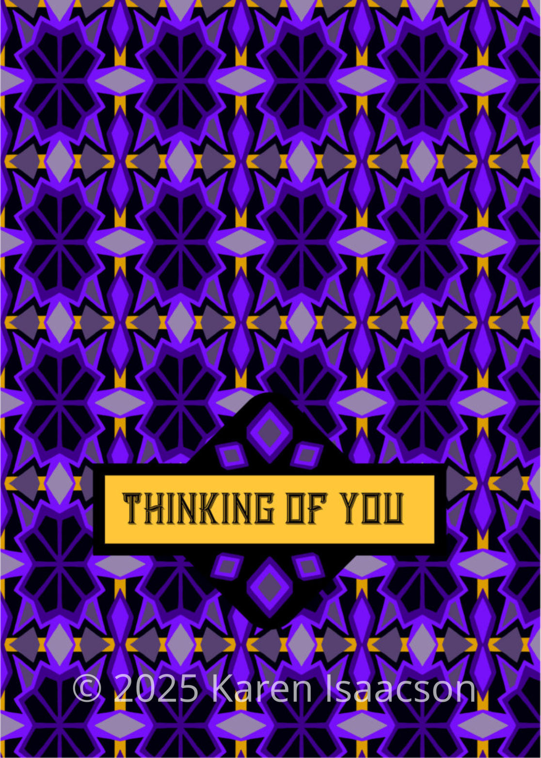 6562 "Thinking of You 3" 5x7 All Occasion Greeting Card