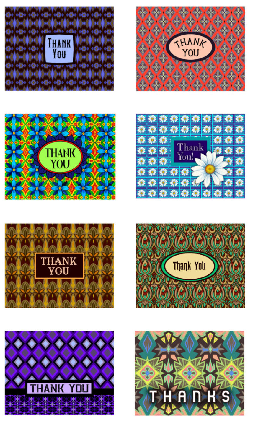 6581 "Thank You Very Much" Notecard Set with Pen
