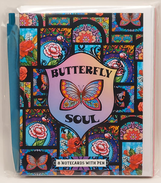 6582 "Beautiful Butterflies" Notecard Set with Pen
