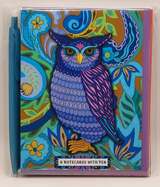 6584 "Fine Feathered Friends" Notecard Set with Pen