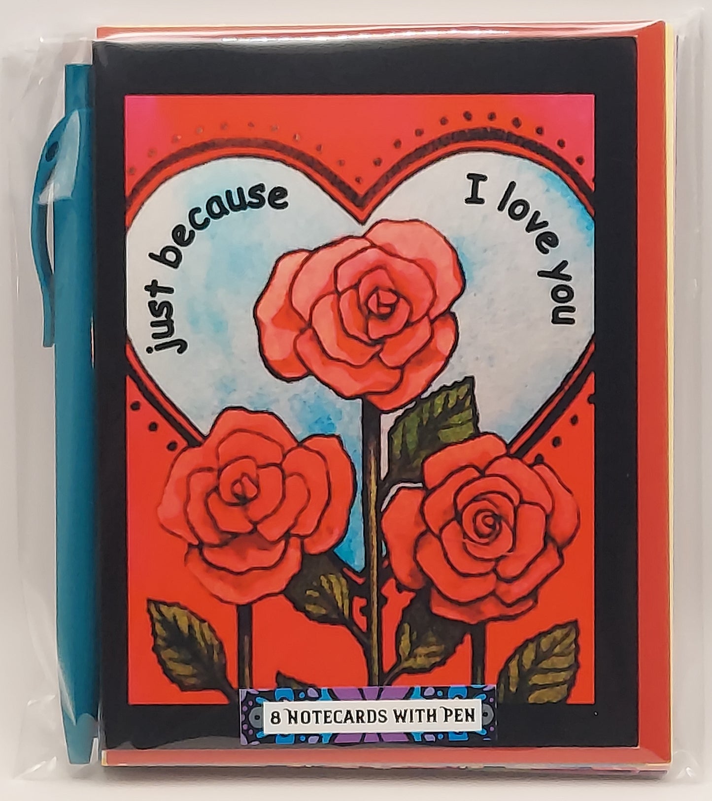6585 "Love Is the Answer" notecard Set with Pen