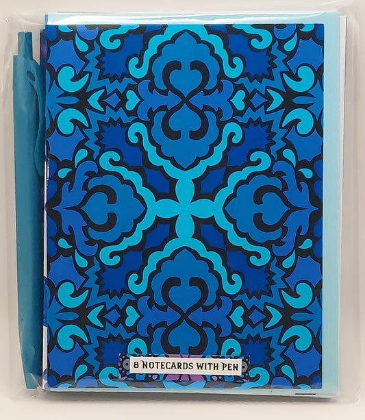 6586 "My Favorite Color Is Blue"  Notecard Set with Pen