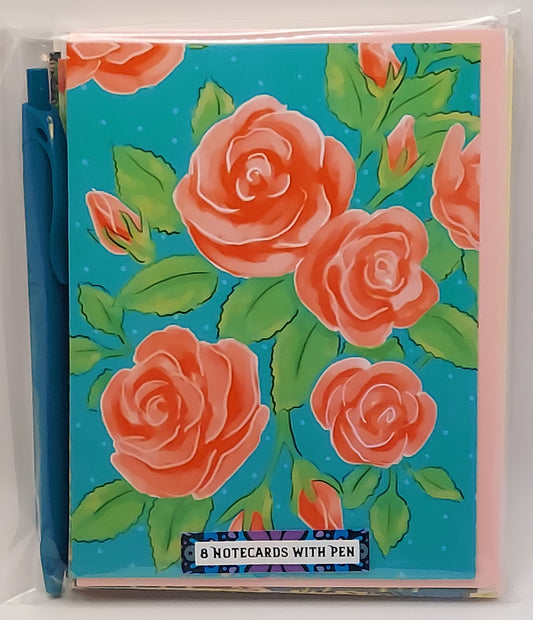 6587 "Pretty Petals" Notecard Set with Pen