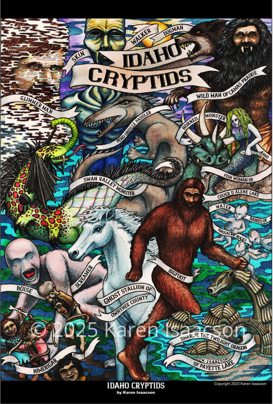 6589 "Idaho Cryptids" Poster